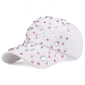 Drope Rhinestone Cap