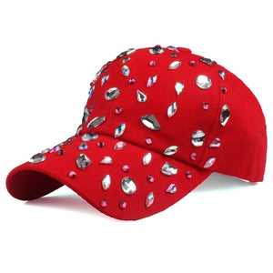 Drope Rhinestone Cap