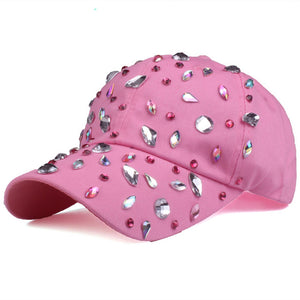 Drope Rhinestone Cap