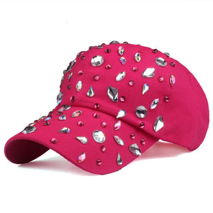 Drope Rhinestone Cap