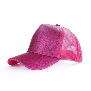 Pink Ponytail Cap